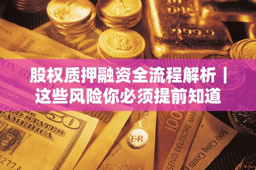 武汉股权质押融资全流程解析｜这些风险你必须提前知道